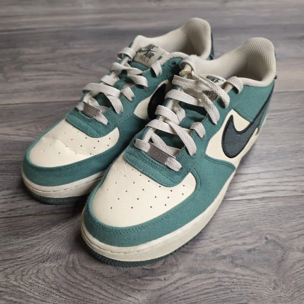 Nike Air Sneakers Youth 7 Green White Air Force 1 Coconut Milk LV8 3 FN4731-100